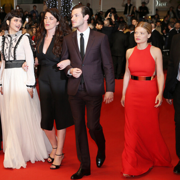 Louis-Do de Lencquesaing, Lily-Rose Depp, Soko (Stéphanie Sokolinski), Stéphanie Di Giusto, Gaspard Ulliel, Mélanie Thierry - Montée des marches du film "I, Daniel Blake" lors du 69ème Festival International du Film de Cannes. Le 13 mai 2016. © Jacovides-Borde-Moreau/Bestimage