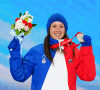 Anais Chevalier-Bouchet médaille d'argent en biathlon aux Jeux olympiques de Pékin le 8 février 2022. (Xinhua/Zhu Zheng)