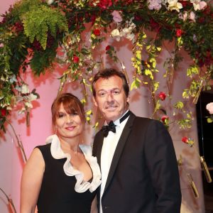 Semi- Exclusif - Jean-Luc Reichmann et sa femme Nathalie - Gala du 75ème Grand Prix de Monaco. © Claudia Albuquerque/Bestimage 