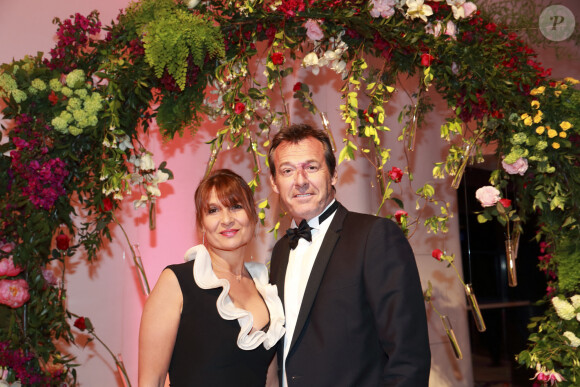 Semi- Exclusif - Jean-Luc Reichmann et sa femme Nathalie - Gala du 75ème Grand Prix de Monaco. © Claudia Albuquerque/Bestimage 