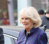Camilla Parker Bowles, duchesse de Cornouailles, visite le centre social Nourish Hub à Londres, le 10 février 2022. 
