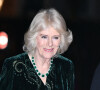 Camilla Parker Bowles, duchesse de Cornouailles, à son arrivée à la soirée "The British Asian Trust" au British Museum à Londres. Le 9 février 2022 