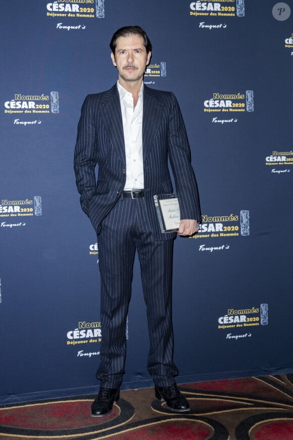 Melvil Poupaud (nomination meilleur acteur "Grâce à Dieu") lors du photocall du "Déjeuner des Nommés de la 45ème édition des César 2020" au restaurant le Fouquet's à Paris, France, le 9 février 2020. © Olivier Borde/Bestimage 