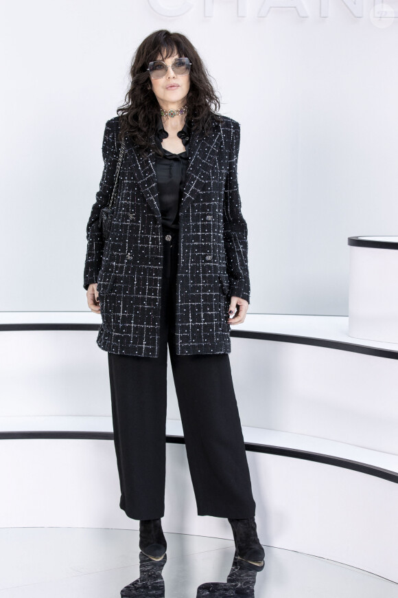 Isabelle Adjani - Photocall - Défilé Chanel collection prêt-à-porter Automne/Hiver 2020-2021 lors de la Fashion Week à Paris, le 3 mars 2020. © Olivier Borde/Bestimage 