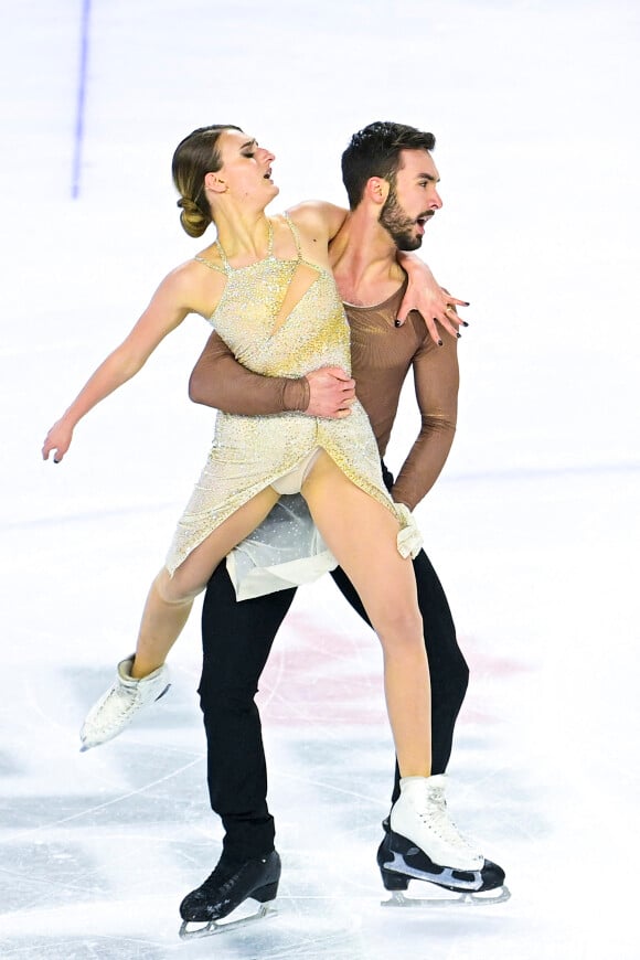 Gabriella Papadakis / Guillaume Cizeron - Danse programme Libre - Championnats de France de patinage à Cergy Pontoise, le 18 décembre 2021. © JB Autissier / Panoramic / Bestimage