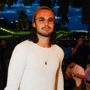 Exclusif - Anthony Colette lors de la soirée qui se tenait sur la terrasse éphémère "Barbanegra" à Paris, le 6 juillet 2021. © Christophe Clovis/Bestimage