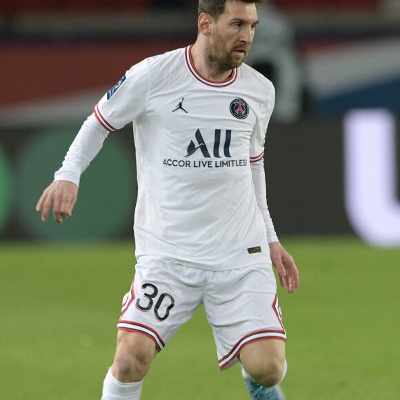 Lionel Messi - Match de Ligue 1 Uber Eats "PSG - Rennes (1-0)" au Parc des Princes. Paris, le 11 février 2022. © Giancarlo Gorassini / Bestimage