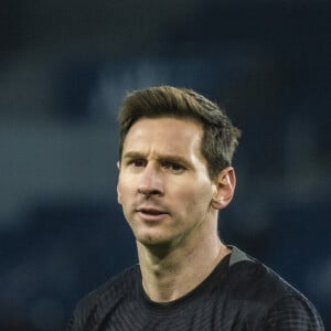 Lionel Messi - Match de football en ligue 1 Uber Eats : Le PSG (Paris Saint Germain) l'emporte 4 à 0 face à Reims au Parc des Princes à Paris le 23 janvier 2022. © Cyril Moreau / Bestimage