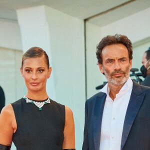 Anthony Delon  et sa compagne Sveva Alviti lors de la cérémonie d'ouverture de la 77ème édition du festival international du film de Venise (Mostra) le 2 septembre 2020.