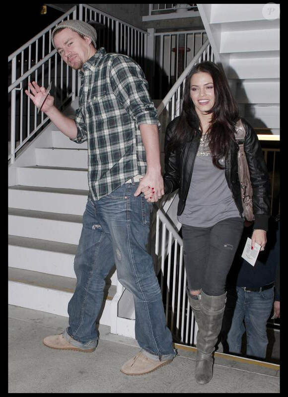 Channing Tatum et sa femme Jenna Dewan sont allés voir Nine au cinéma à Hollywood le 2 janvier 2010