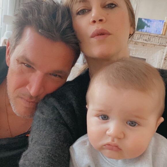 Benjamin Castaldi, Aurore Aleman et leur fils Gabriel