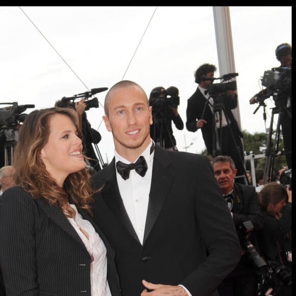 Laure Manadou et Frederick Bousquet au Festival de Cannes en 2010.