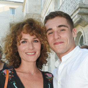 Elsa Lunghini et son fils Luigi Kröner - 11e édition du festival du Film Francophone d'Angoulême, le 21 août 2018. © Coadic Guirec/Bestimage