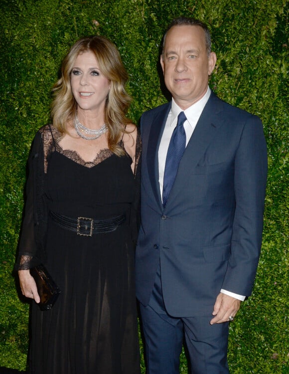 Tom Hanks et sa femme Rita Wilson lors de son hommage du MoMA Film Benefit présenté par Chanel au MomA à New York, le 15 novembre 2016. 