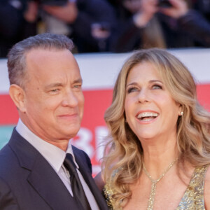 Tom Hanks et sa femme Rita Wilson sur le tapis rouge lors du 11ème Festival du Film de Rome. Le 13 octobre 2016