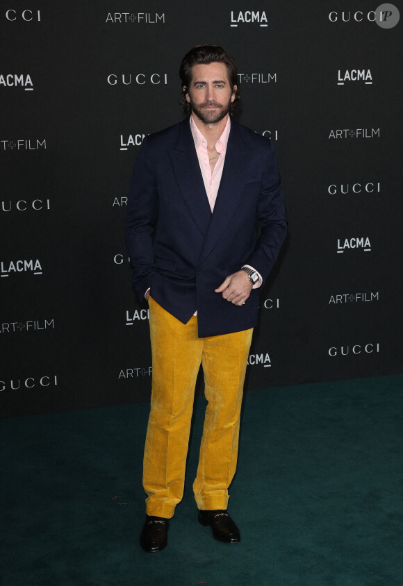 Jake Gyllenhaal - People au 10ème "Annual Art+Film Gala" organisé par Gucci à la "LACMA Art Gallery" à Los Angeles, le 6 novembre 2021. 