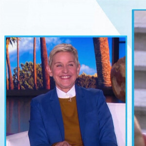 Meghan Markle sur le plateau de l'émission "The Ellen Show" à Los Angeles, novembre 2021.