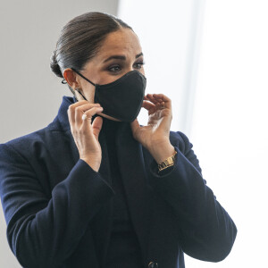 Meghan Markle, duchesse de Sussex en visite à l'observatoire "One World" au 102ème étage de la Freedom Tower du World Trade Center à New York. Le 23 septembre 2021