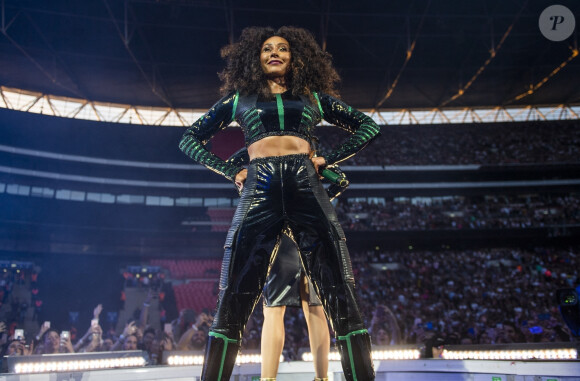 Melanie Brown (Mel B) - Les Spice Girls en concert au Stade de Wembley dans le cadre de leur tournée "Spice World UK Tour". Londres, le 20 juin 2019. 