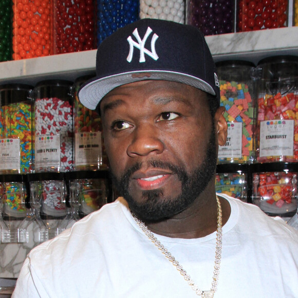 50 Cent (Curtis Jackson) à l'inauguration du nouveau magasin "Sugar Factory" à Las Vegas, le 3 septembre 2021.