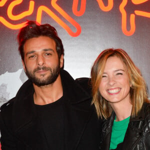 Maxim Nucci (Yodelice) et sa compagne Isabelle Ithurburu - Avant-première du film "Rock'n Roll" au Pathé Beaugrenelle à Paris le 13 février 2017. © Coadic Guirec / Bestimage 