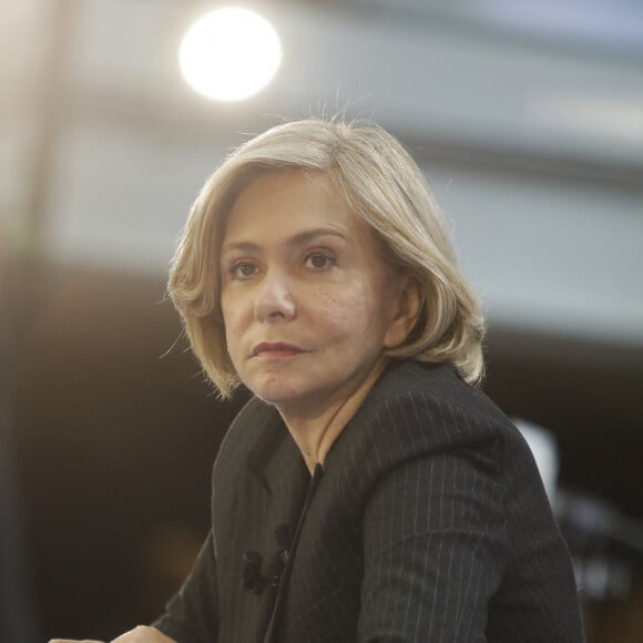 La candidate Les Républicains (LR) à l'élection présidentielle 2022, Valérie Pécresse lors de la REF Présidentille du Mouvement des entreprises de France (MEDEF) à la Station F à Paris, France, le 21 février 2022