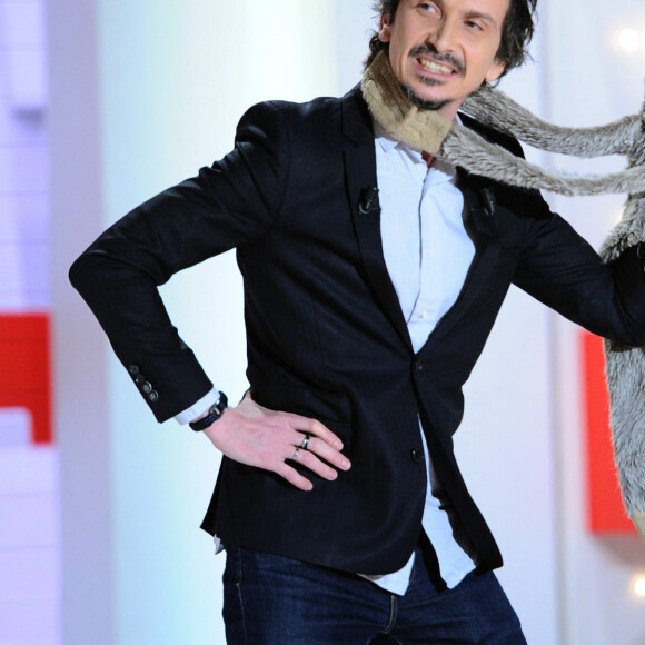 Exclusif - Arnaud Tsamere - Enregistrement de l'émission "Vivement Dimanche prochain" au Studio Gabriel à Paris, présentée par M.Drucker et diffusée le 3 mars sur France 2. Le 20 février 2019 © Guillaume Gaffiot / Bestimage 