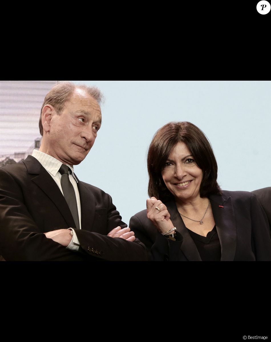 Bertrand Delanoë, Anne Hidalgo - Inauguration de la Canopée du Forum des Halles, conçue par les architectes Patrick Berger et Jacques Anziutti dans le quartier des Halles à Paris, le 5 avril 2016. © Stéphane Lemouton/Bestimage