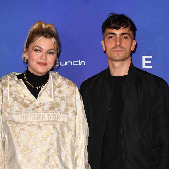 Louane et son compagnon Florian Rossi - Avant-première de "Belle", film animé japonais au Grand Rex à Paris. © Veeren / Bestimage 