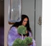 Rihanna enceinte et son compagnon Asap Rocky quittent l'hôtel Four Seasons pour se rendre à la soirée Gucci en marge de la fashion week à Milan le 25 février 2022. Asap Rocky porte la nouvelle collection GucciXAdidas présentée à Milan. © Tiziano Da Silva/Bestimage 