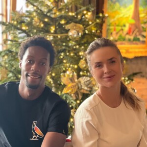 Gael Monfils et sa compagne Elina Svitolina