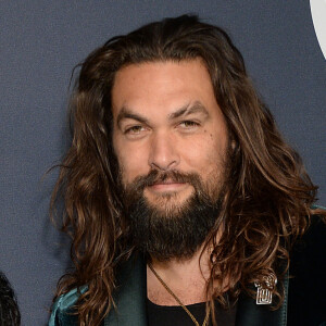 Jason Momoa et sa femme Lisa Bonet - Photocall de la soirée "InStyle and Warner Bros" dans le cadre de la 77ème cérémonie annuelle des Golden Globe Awards au Beverly Hilton Hotel à Los Angeles, le 5 janvier 2020. 