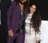 Jason Momoa et sa femme Lisa Bonet à la première de Joker au théâtre TCL Chinese à Los Angeles, le 28 septembre 2019 