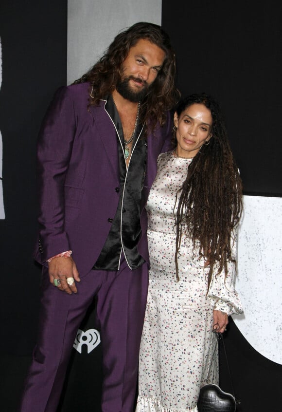 Jason Momoa et sa femme Lisa Bonet à la première de Joker au théâtre TCL Chinese à Los Angeles, le 28 septembre 2019 