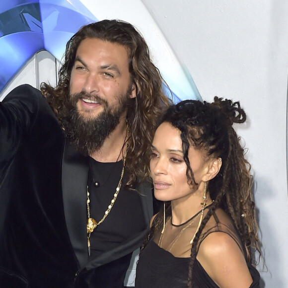 Jason Momoa, Lisa Bonet à la première du film "Aquaman" à Los Angeles