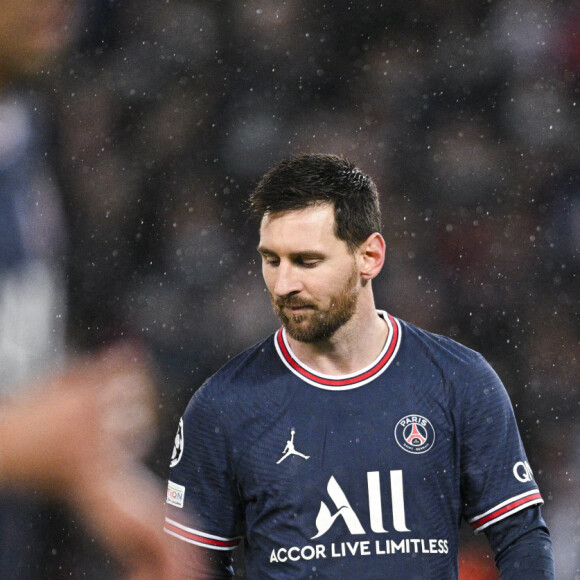Lionel Messi - 8ème de finale aller de la Ligue Des Champions "PSG - Real Madrid (1-0)" au Parc des Princes à Paris, le 15 février 2022.
