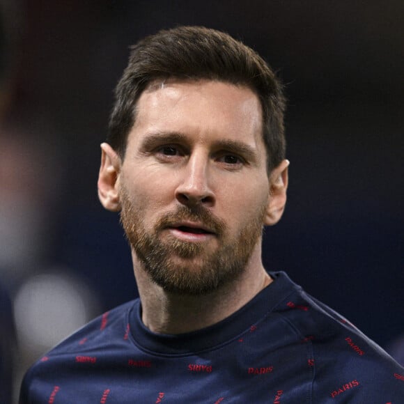 Lionel Messi - 8ème de finale aller de la Ligue Des Champions "PSG - Real Madrid" au Parc des Princes à Paris.