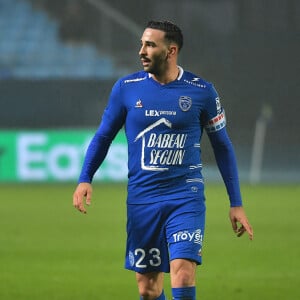 Adil Rami lors du match de football Ligue 1 Uber Eats opposant l'Espérance sportive Troyes Aube Champagne (ESTAC) à l'Olympique lyonnais (OL) au stade de l'Aube à Troyes, France, le 16 janvier 2021. Lyon a gagné 1-0. © Mao/Panoramic/Bestimage