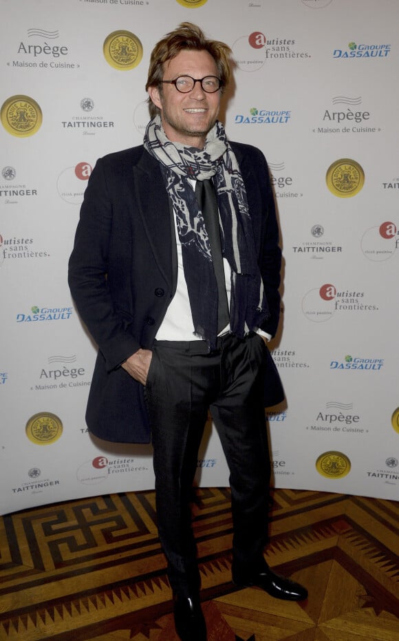Laurent Delahousse - Soirée de prestige à l'hôtel Marcel Dassault Pour "Autistes sans Frontières" à Paris le 16 avril 2015.