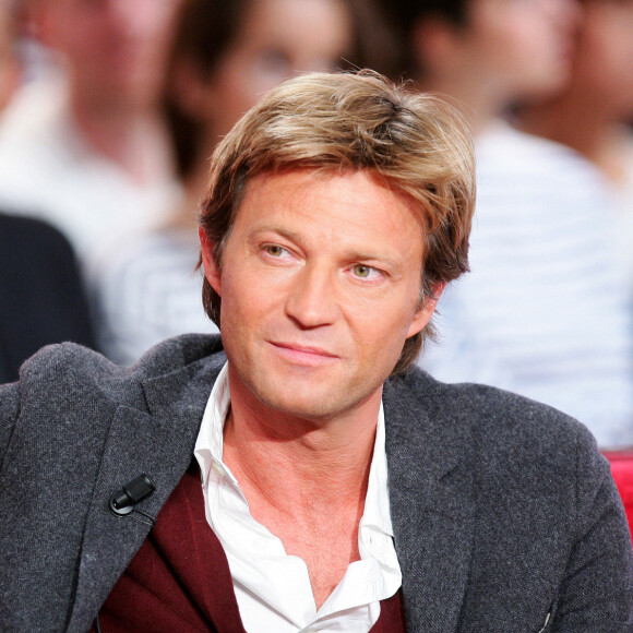 Laurent Delahousse - Enregistrement émission de télé "Vivement Dimanche" à Paris, le 21 septembre 2011