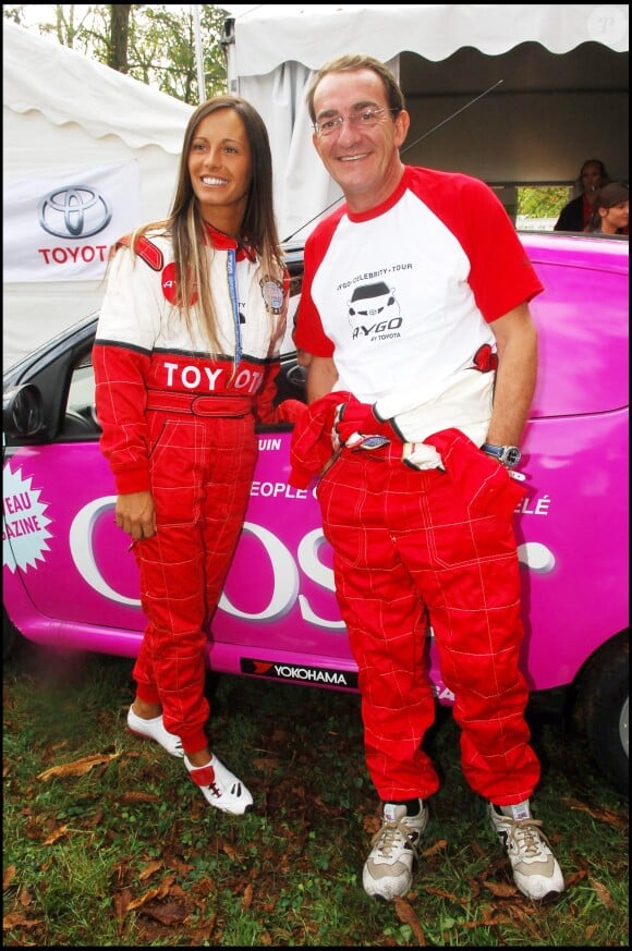 Jean-Pierre Pernaut et Nathalie Marquay participent à la Aygo Celebrity Tour au Parc de Saint Cloud