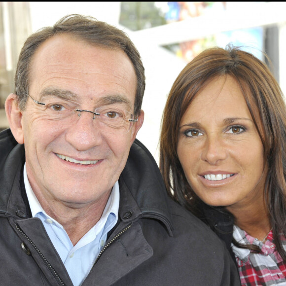 Jean-Pierre Pernaut et sa femme Nathalie Marquay à la foire du trône