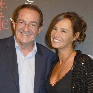 Info - Jean-Pierre Pernaut atteint d'un nouveau cancer - Info - Jean-Pierre Pernaut fêtera ses 70 ans le 8 avril - Jean-Pierre Pernaut et sa femme Nathalie Marquay - People a la generale de la comedie musicale "La Belle et la Bete" au Theatre Mogador a Paris le 24 octobre 2013.