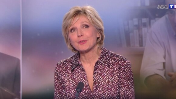 Evelyne Dhéliat en larmes dans l'émission spéciale de TF1 en évoquant Jean-Pierre Pernaut