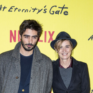 Anne Consigny et son fils Vladimir Consigny - Avant-première du film "At Eternity's Gate" au Musée du Louvre à Paris, le 2 avril 2019. © Olivier Borde/Bestimage