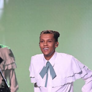 Stromae lors de la 37ème cérémonie des Victoires de la musique à la Seine musicale de Boulogne-Billancourt, le 11 février 2022. © Guirec Coadic/Bestimage 