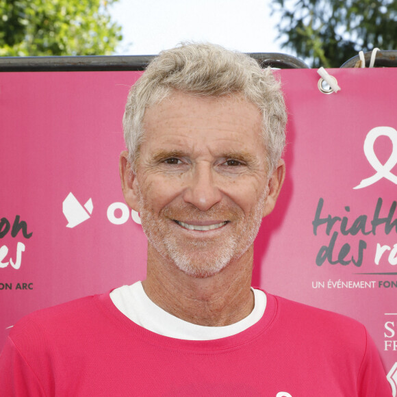 Denis Brogniart - 8ème édition du "Triathlon des roses" au Stade Français dans le domaine de Saint Cloud le 18 septembre 2021. © Marc Ausset-Lacroix/Bestimage