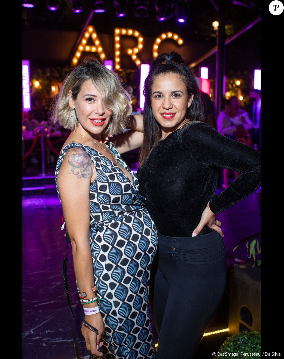 Exclusif - Daniela Martins et Wyem lors de la soirée privée "Pretty Little Thing" à l'Arc Paris, le 15 septembre 2021. © Perusseau / Da Silva / Bestimage