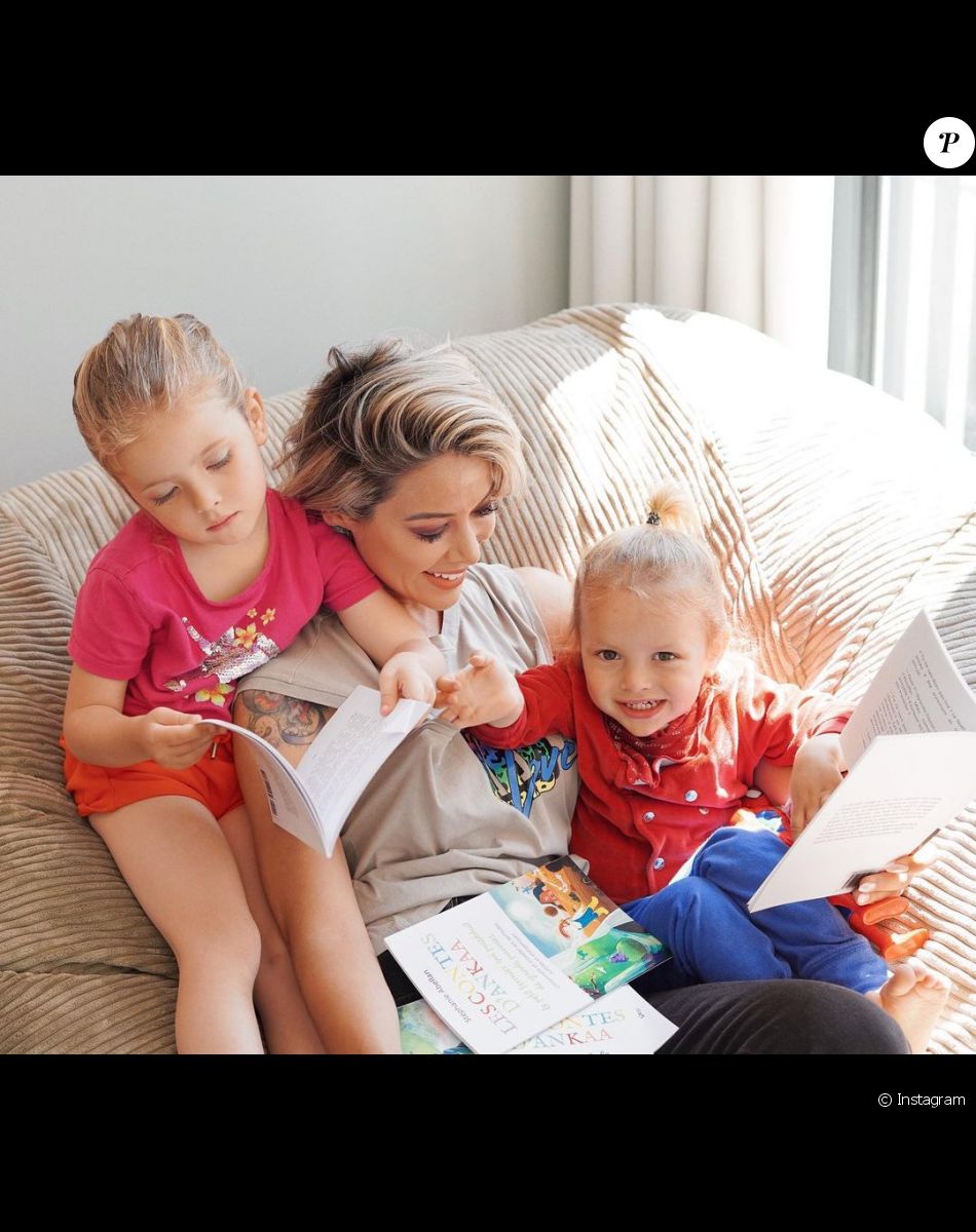 Daniela Martins avec ses enfants Eléa et Valentin.