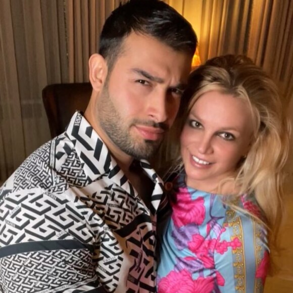 Britney Spears et son chéri Sam Asghari sur Instagram.